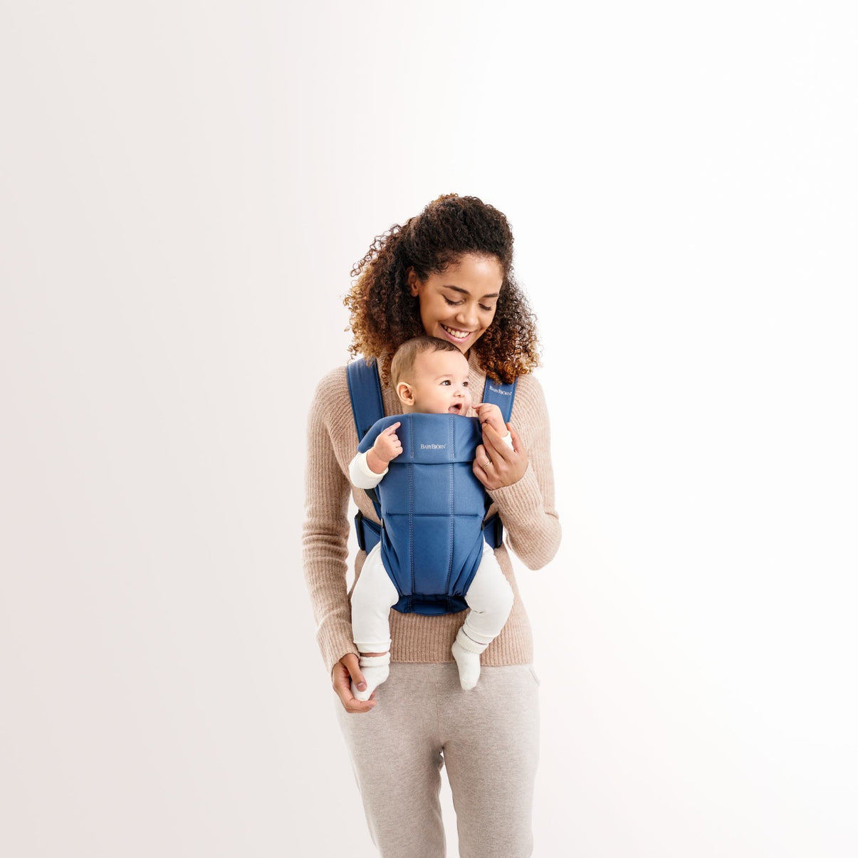 BabyBjorn Baby Carrier Mini - Vintage  Indigo, Cotton