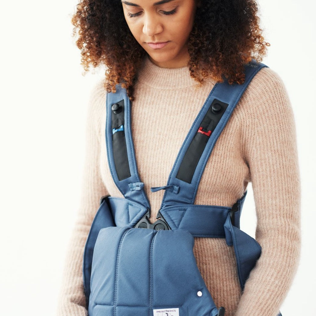 BabyBjorn Baby Carrier Mini - Vintage  Indigo, Cotton