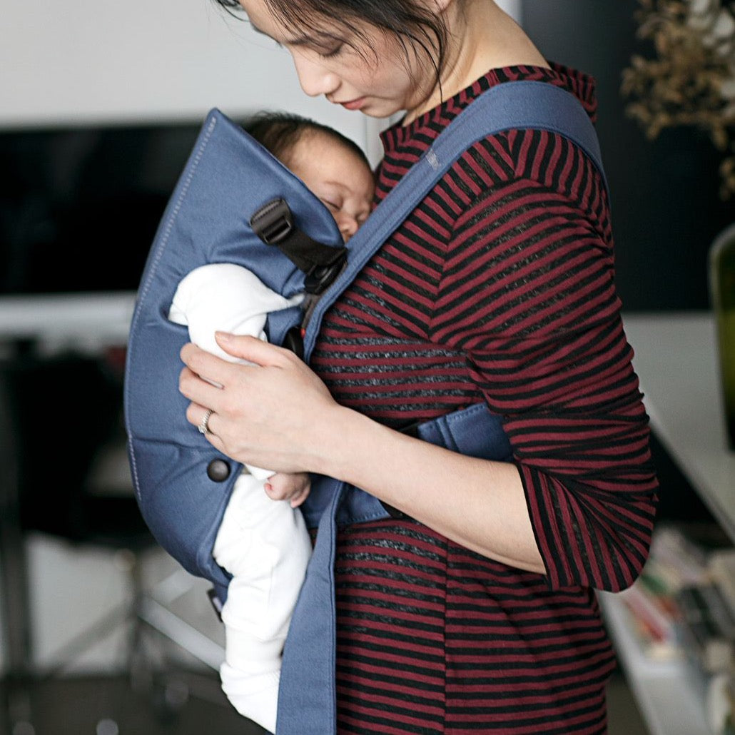BabyBjorn Baby Carrier Mini - Vintage  Indigo, Cotton