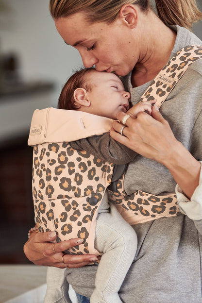 Baby Carrier Mini - Beige/Leopard, Cotton