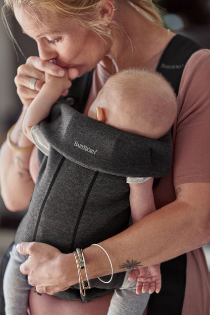 Baby Carrier Mini - Charcoal Grey, 3D Jersey
