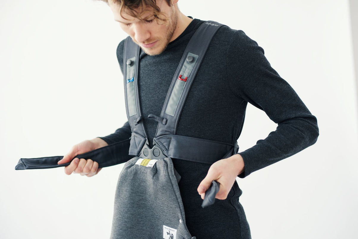 Baby Carrier Mini - Dark Grey, 3D Jersey