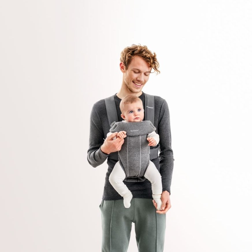 Baby Carrier Mini - Dark Grey, 3D Jersey