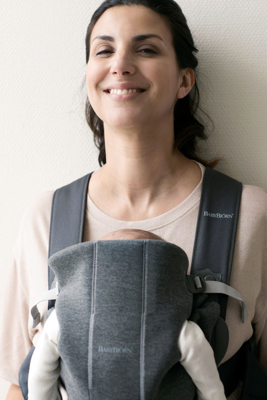 Baby Carrier Mini - Dark Grey, 3D Jersey