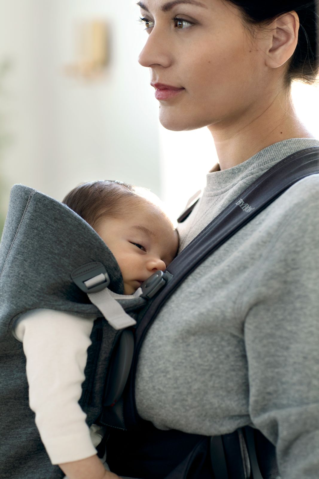 Baby Carrier Mini - Dark Grey, 3D Jersey