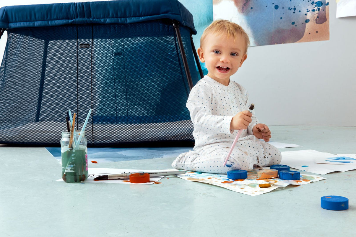 BabyBjörn - Travel Cot Light - Dark Blue
