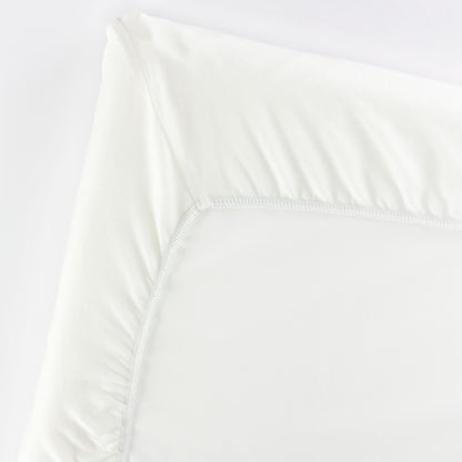 BabyBjörn - ملاءة سرير أطفال للسفر - أبيض ، عضوي