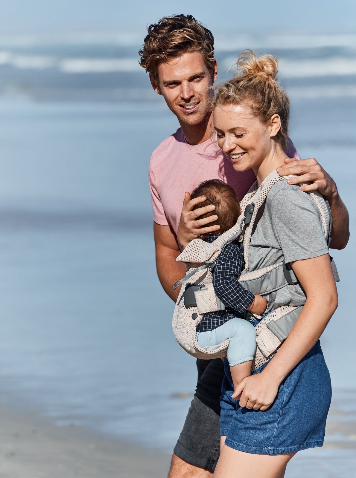 Baby Carrier One Air - Pearly Pink, 3D Mesh