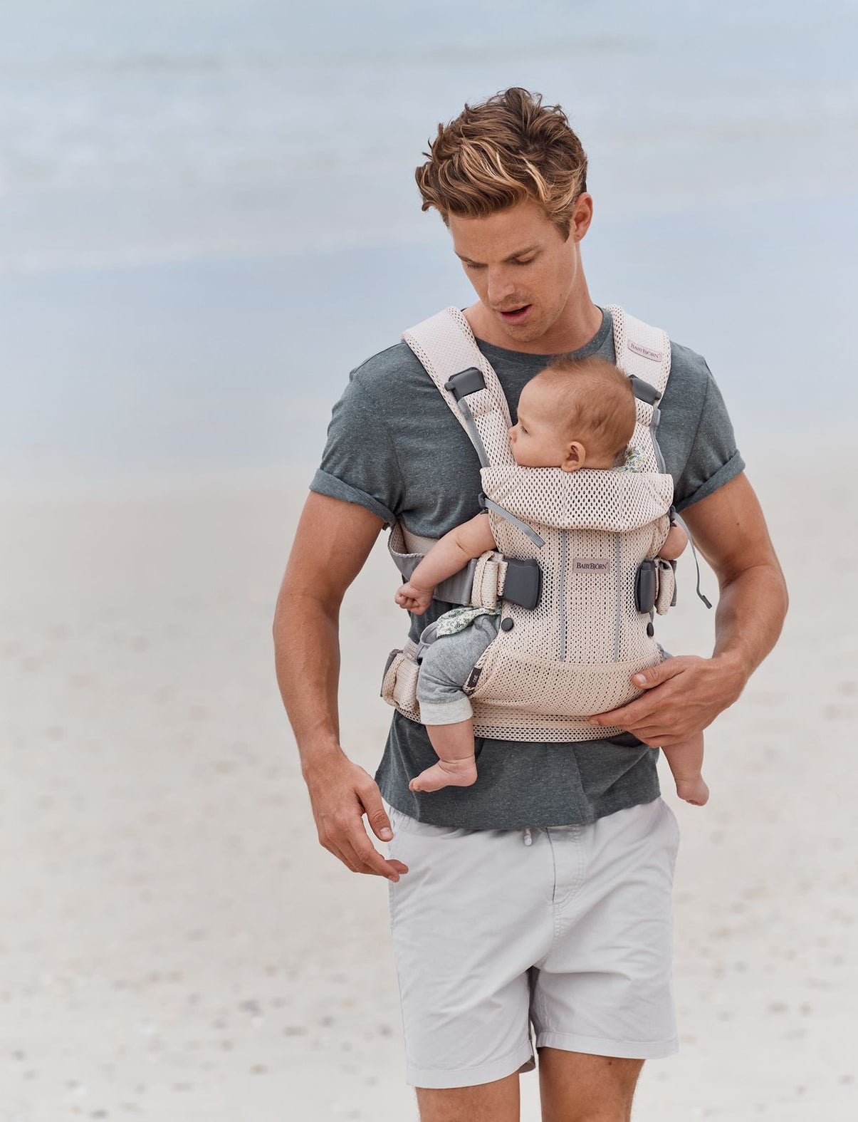 Baby Carrier One Air - Pearly Pink, 3D Mesh