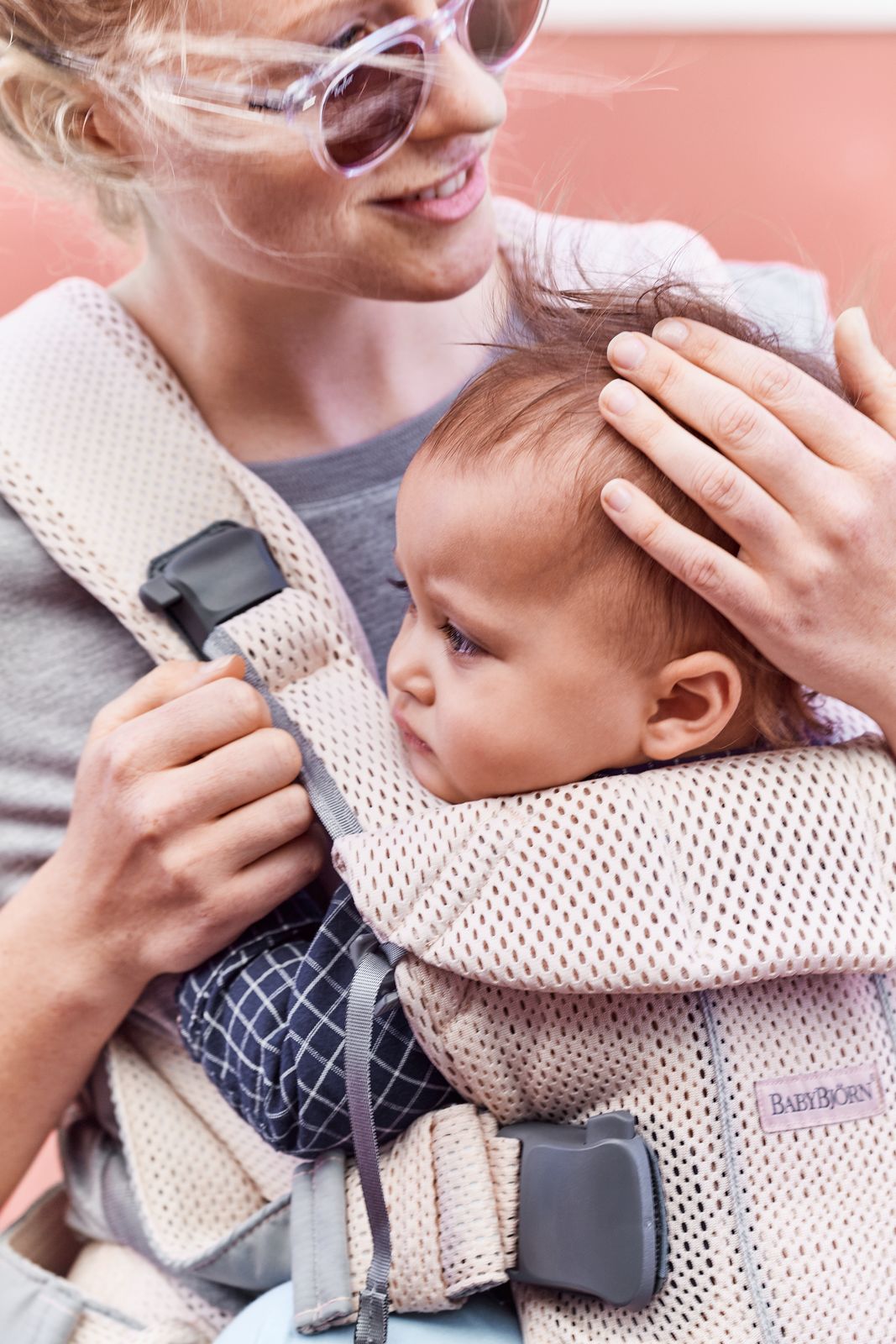 Baby Carrier One Air - Pearly Pink, 3D Mesh