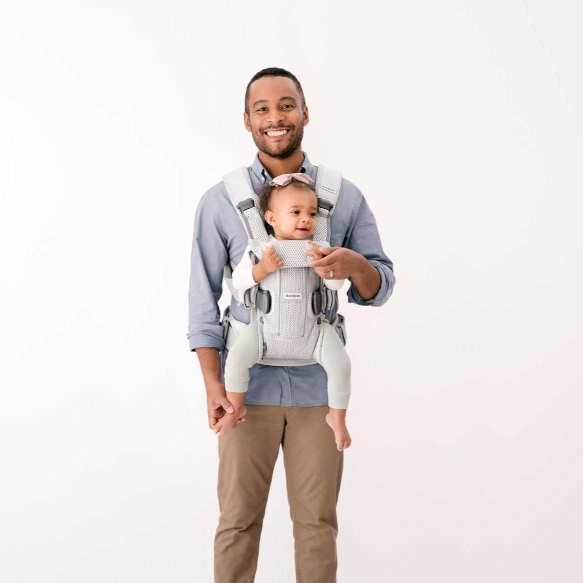 Baby Carrier One Air - Silver, 3D Mesh