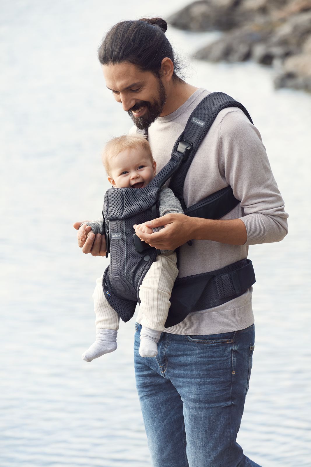 Baby Carrier One Air - Anthracite, 3D Mesh