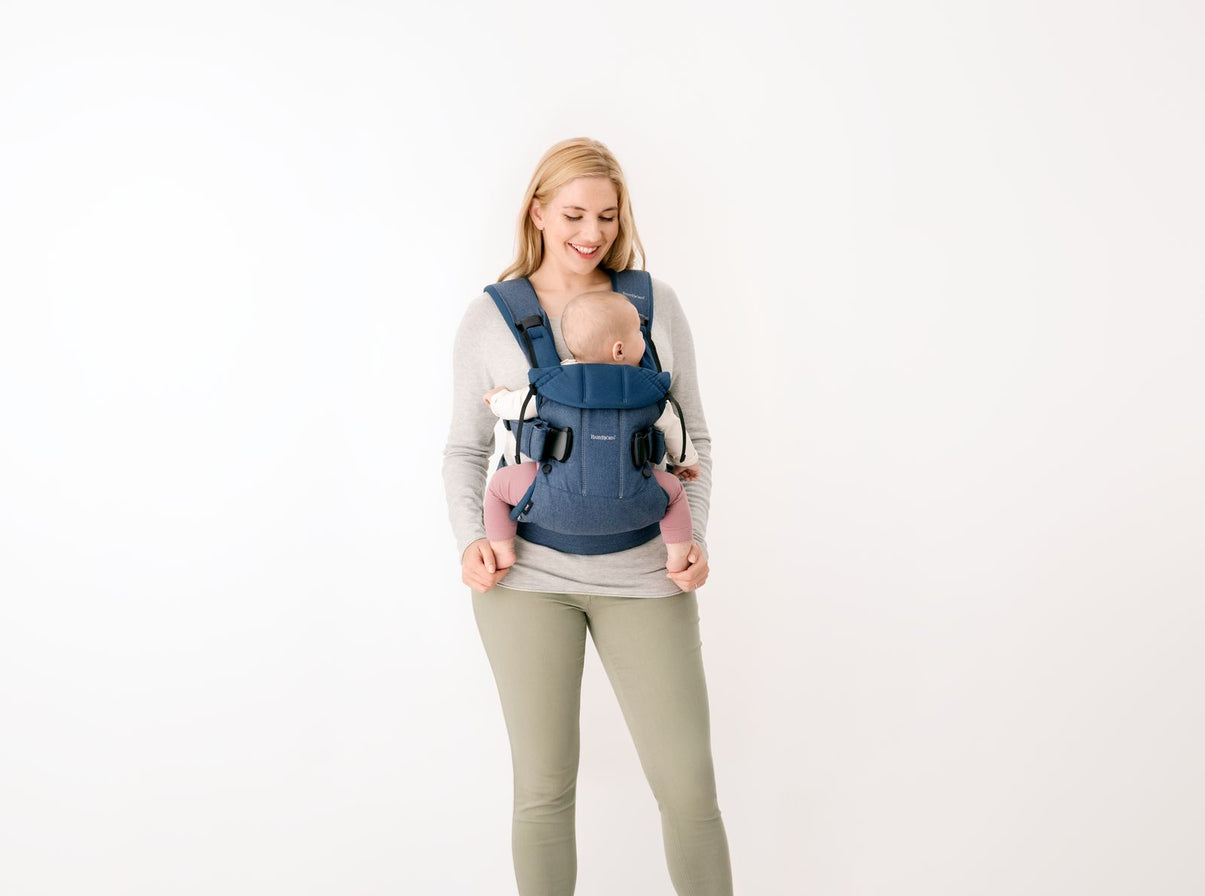 Baby Carrier One Air - Classic Denim/Midnight blue, Cotton Mix
