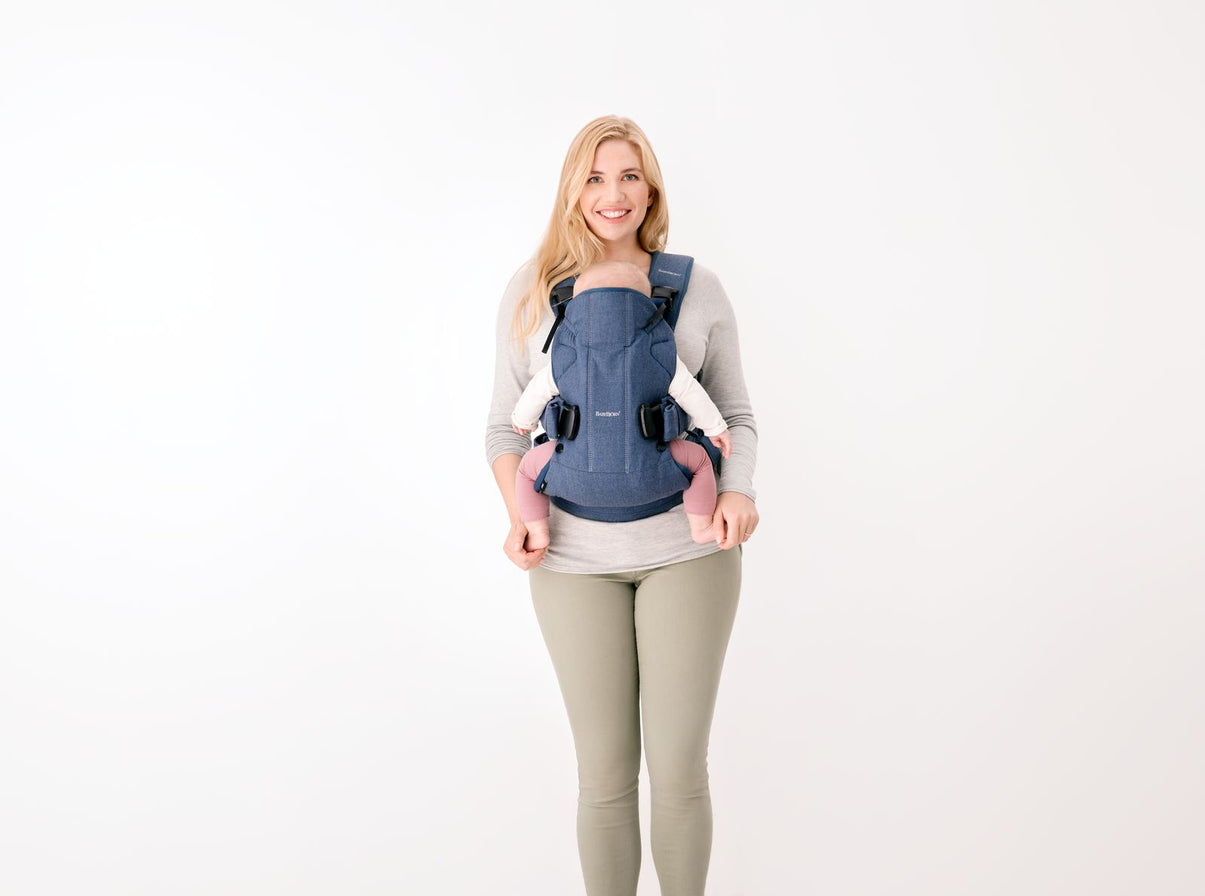 Baby Carrier One Air - Classic Denim/Midnight blue, Cotton Mix