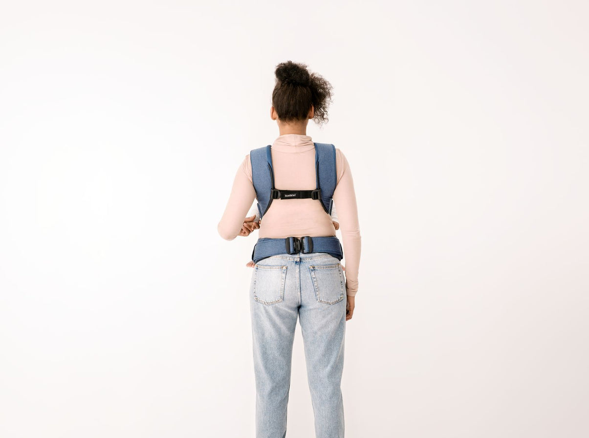 Baby Carrier One Air - Classic Denim/Midnight blue, Cotton Mix