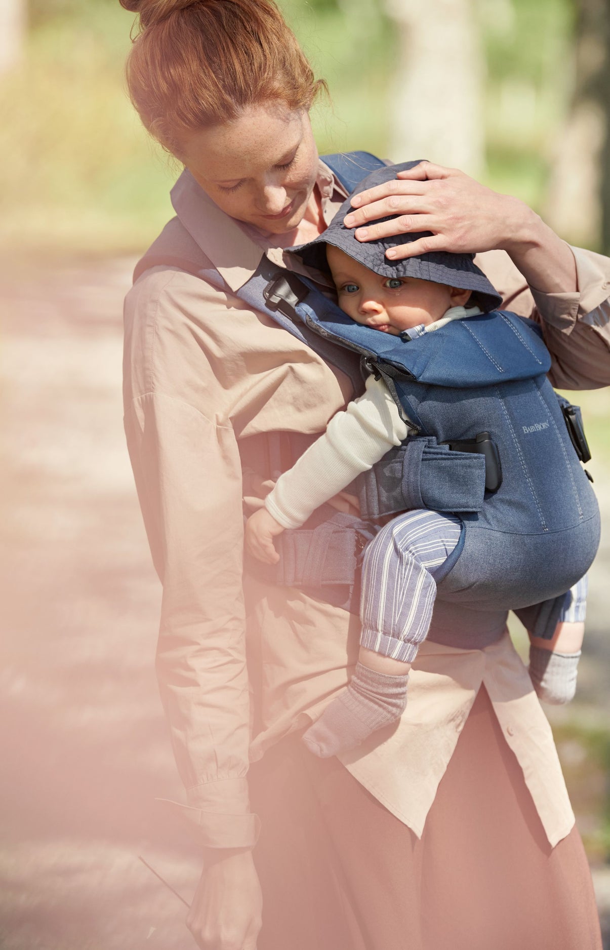 Baby Carrier One Air - Classic Denim/Midnight blue, Cotton Mix