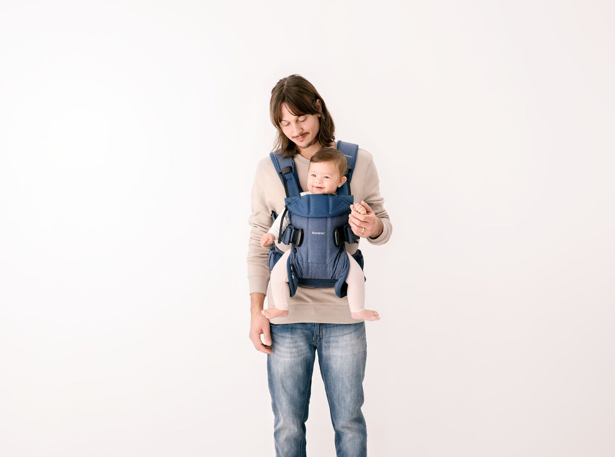 Baby Carrier One Air - Classic Denim/Midnight blue, Cotton Mix