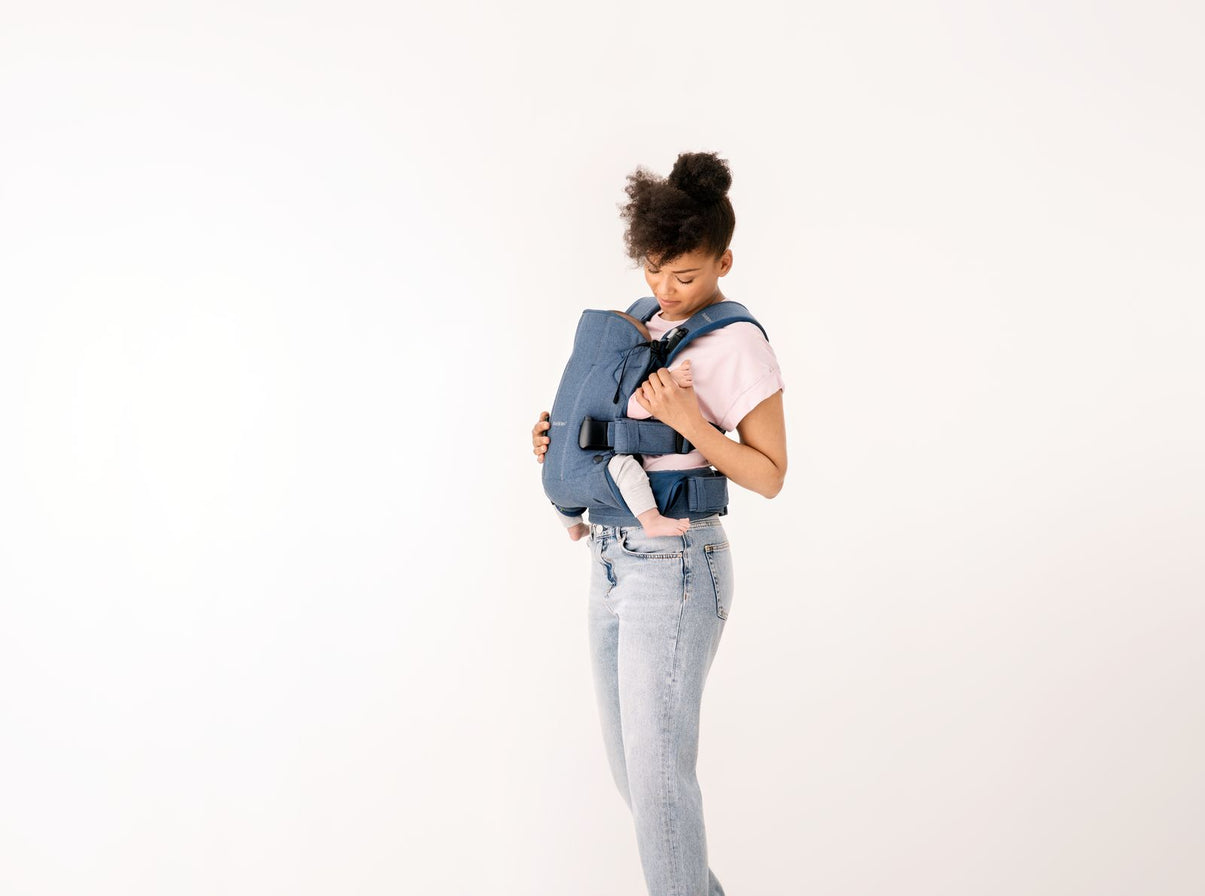 Baby Carrier One Air - Classic Denim/Midnight blue, Cotton Mix