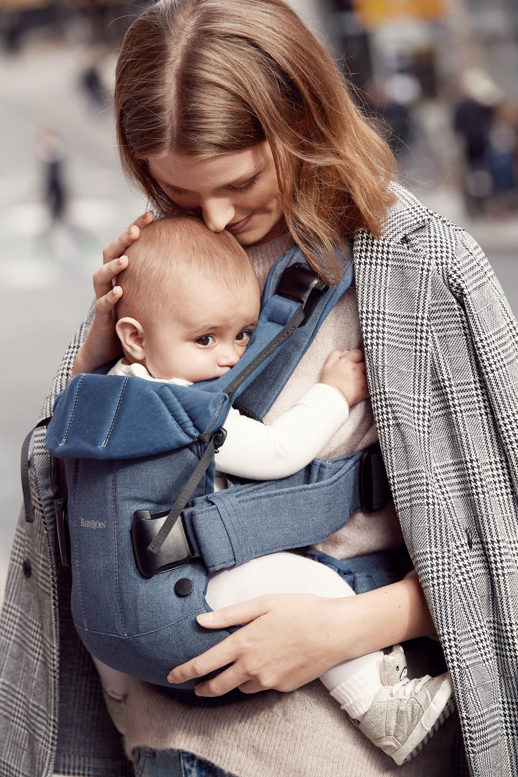 Baby Carrier One Air - Classic Denim/Midnight blue, Cotton Mix