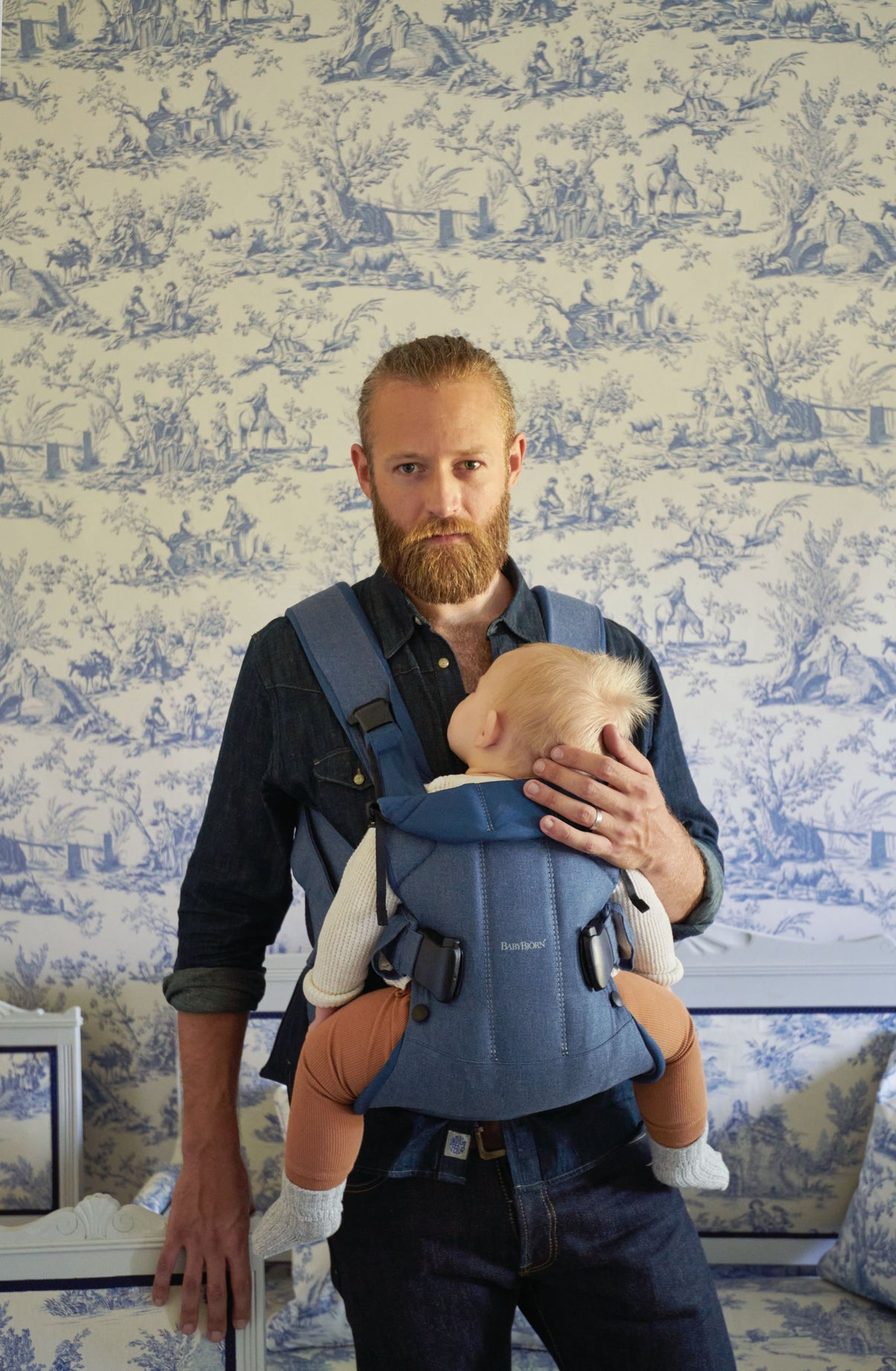 Baby Carrier One Air - Classic Denim/Midnight blue, Cotton Mix