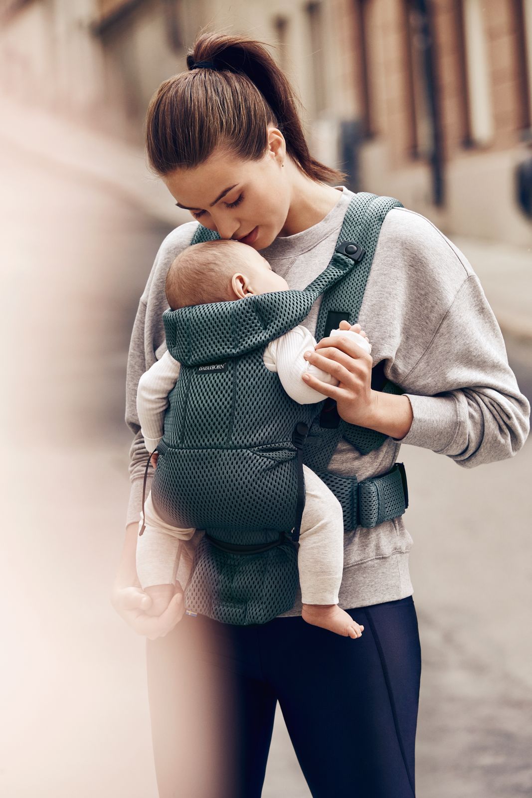 Baby Carrier Move - Sage Green, 3D Mesh