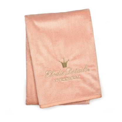 ELODIE Details -Pearl Velvet Blanket Crown Faded Rose