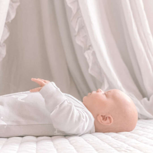 Elli Junior - 100% Organic Cotton Playmat | White