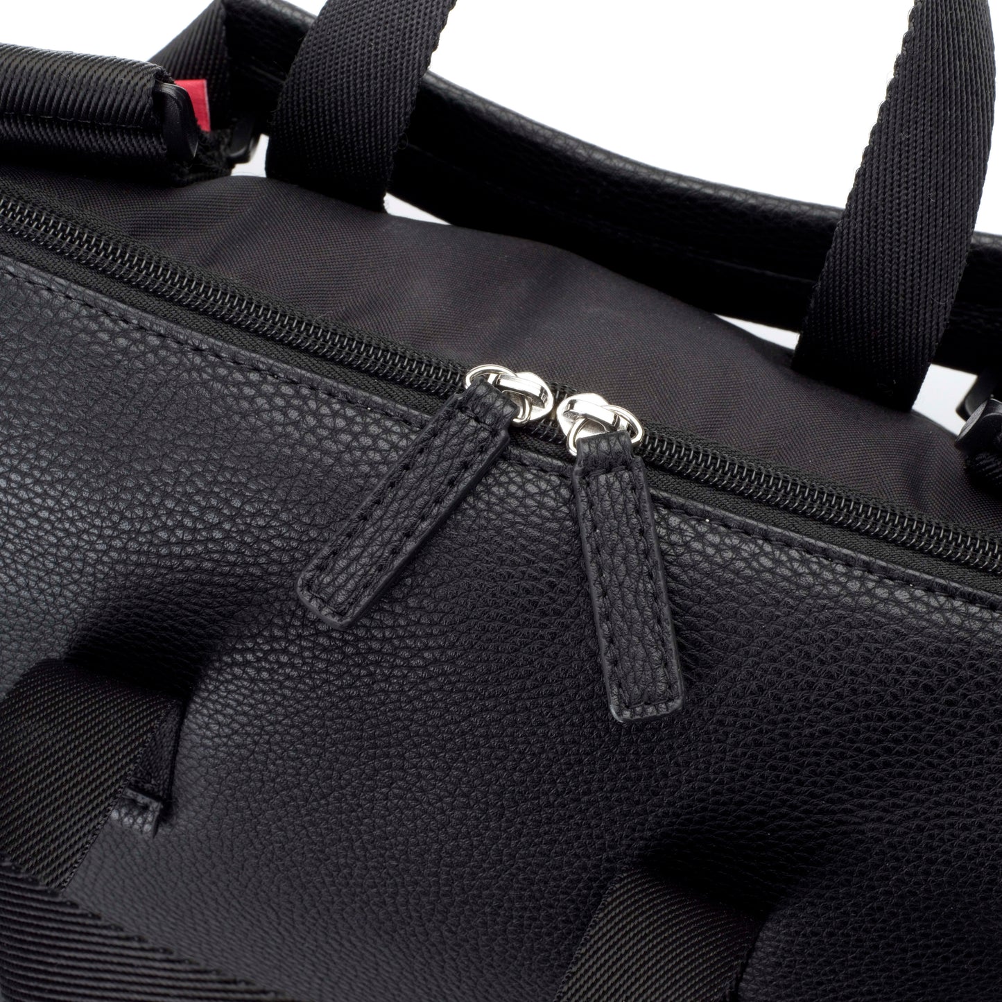 Robyn Convertible Diaper Bag Vegan Leather  - Black