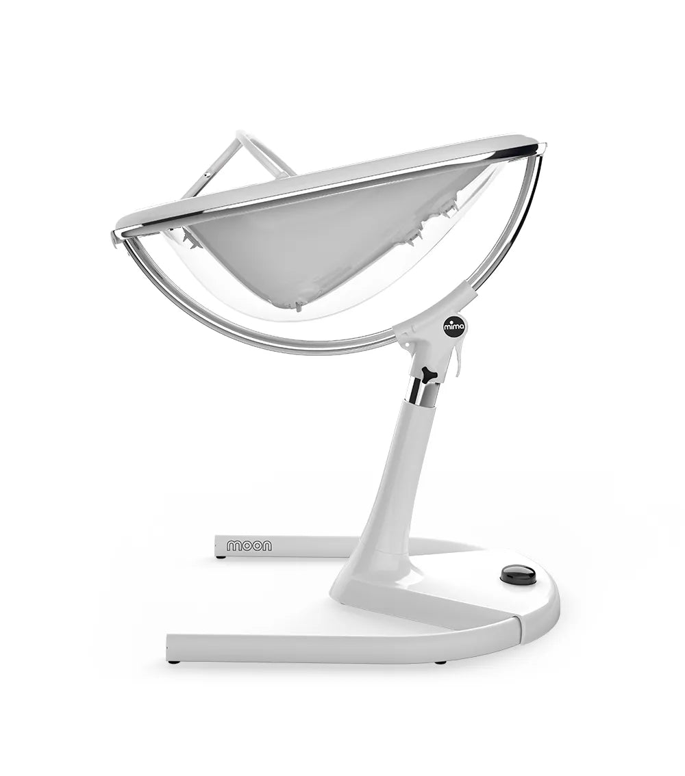 Mima Moon Highchair with Footrest - White