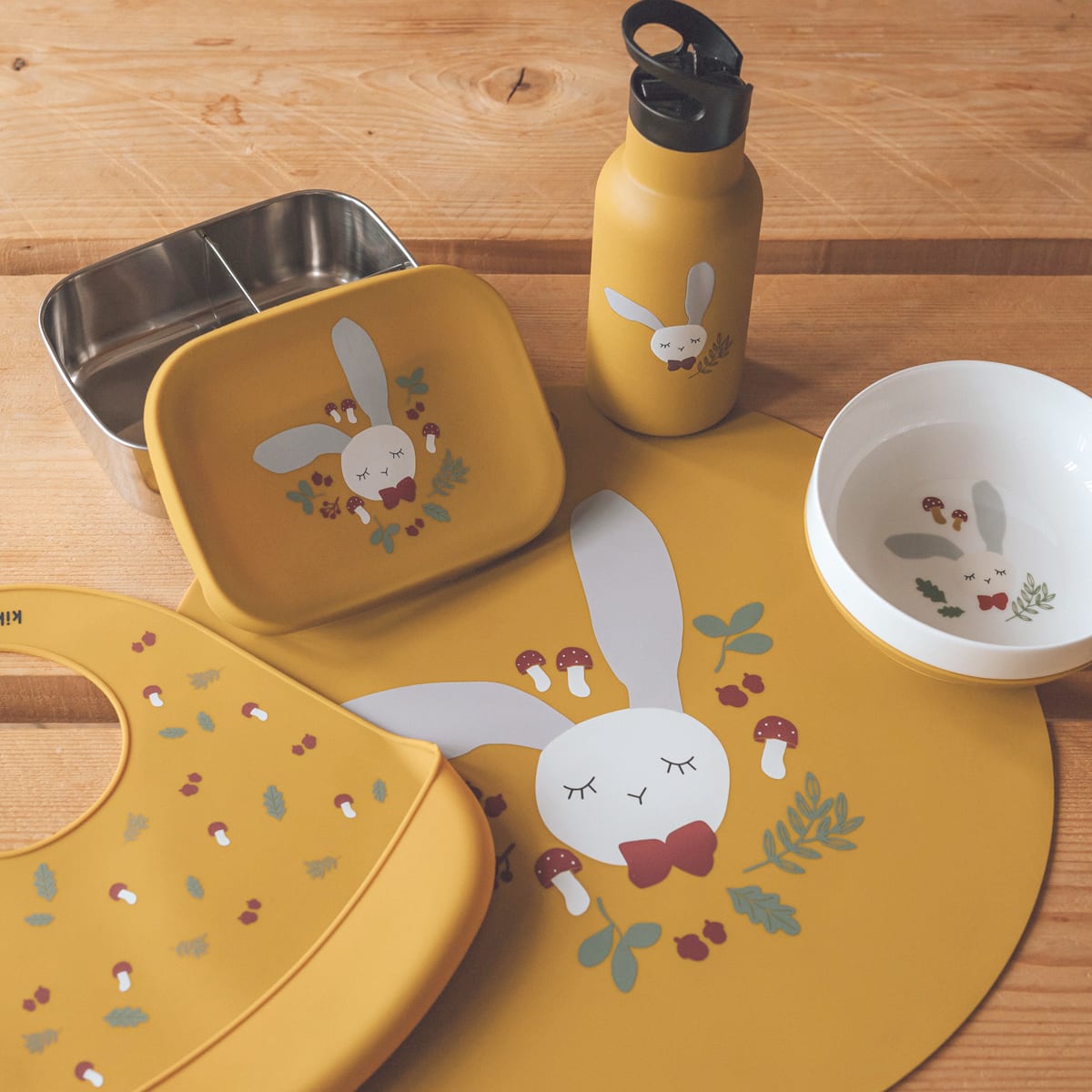 Bowl Rabbit Mustard