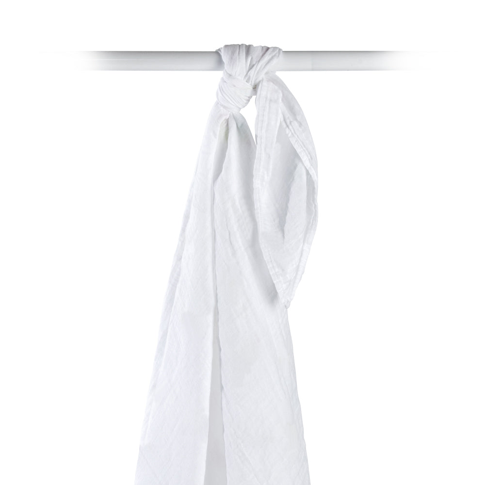 Lulujo - Bamboo Swaddle Blanket - White