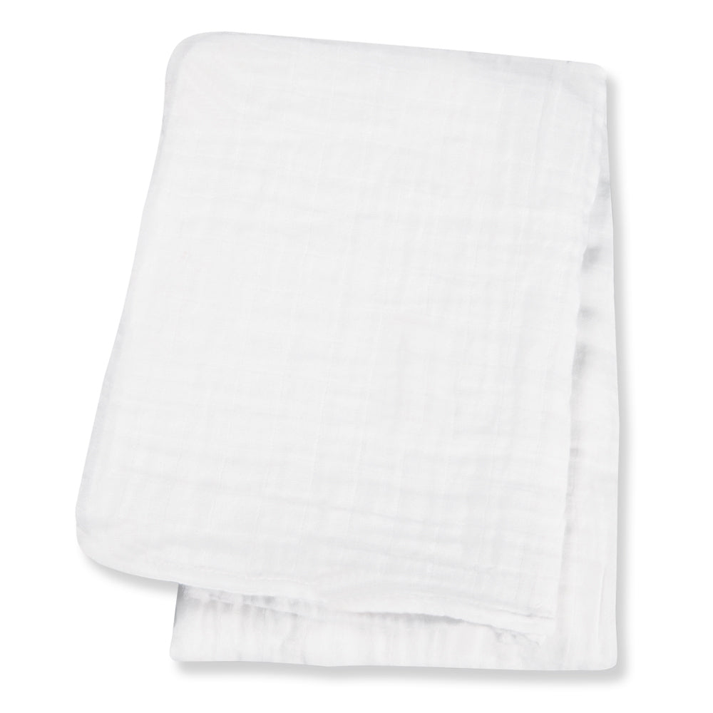 Lulujo - Bamboo Swaddle Blanket - White