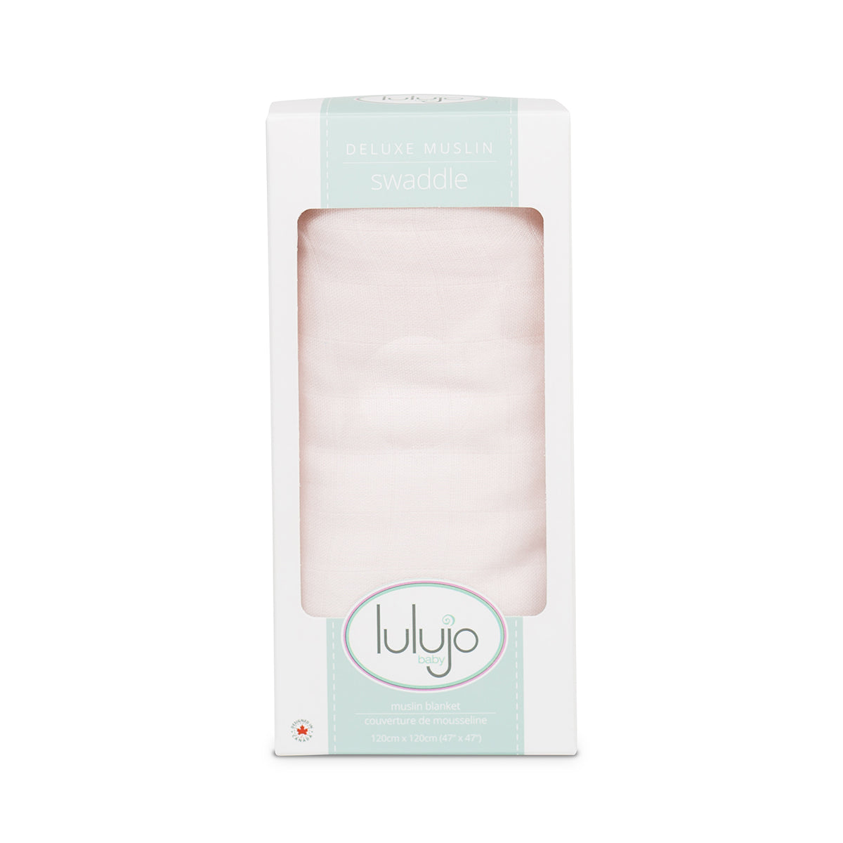 Lulujo - Bamboo Swaddle Blanket - Pink