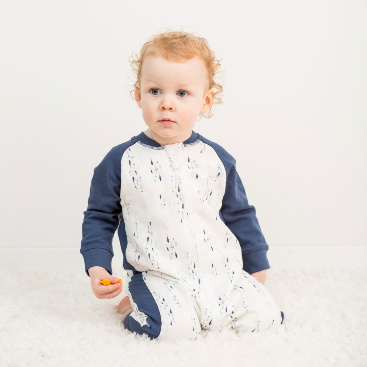 Sleepsuit in Fish Sleep - M (18 - 2.5 Y)