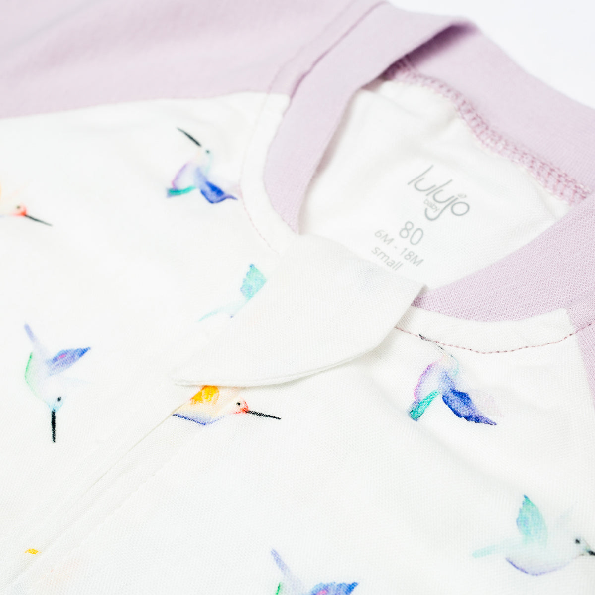 Sleepsuit in Hummingbirds - M (18 - 2.5 Y)