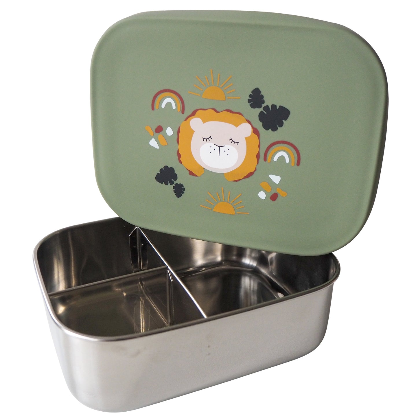Lunch Box Lion Olive