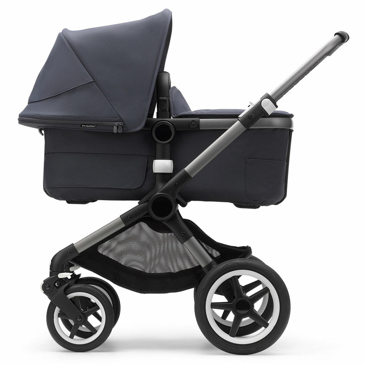 Bugaboo - Fox3 Complete Stroller in Graphite/Stormy Blue-Stormy Blue