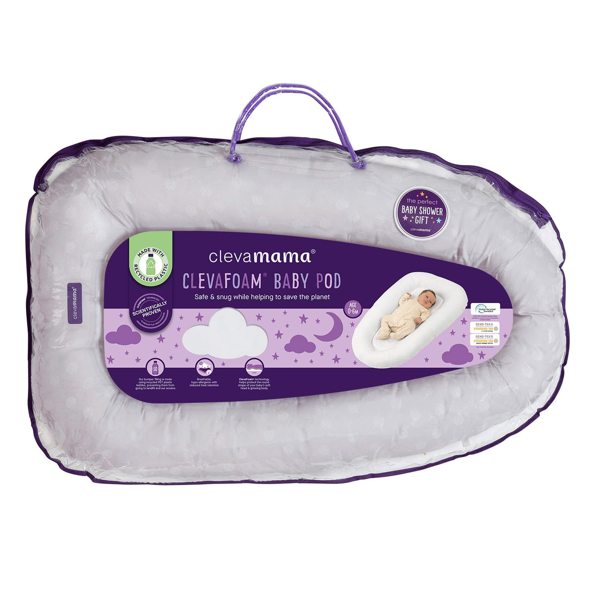 Baby Pod  White/Grey