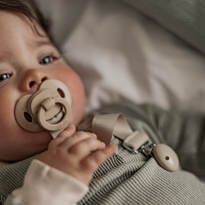 Elodie Details - Bamboo Pacifier Silicone - Pure Khaki