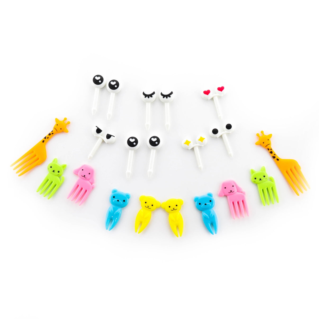 Citron - Set of 33 Fruit, vegetable and cheese cutter for lunchbox