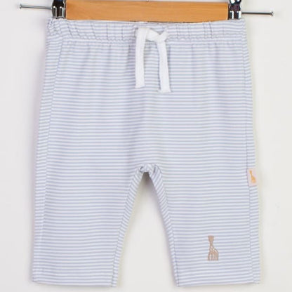 Trousers with White Stripe