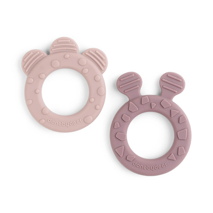 Teether 2-pack Deer friends