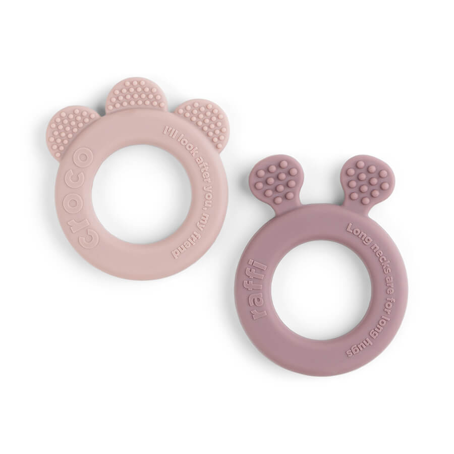 Teether 2-pack Deer friends