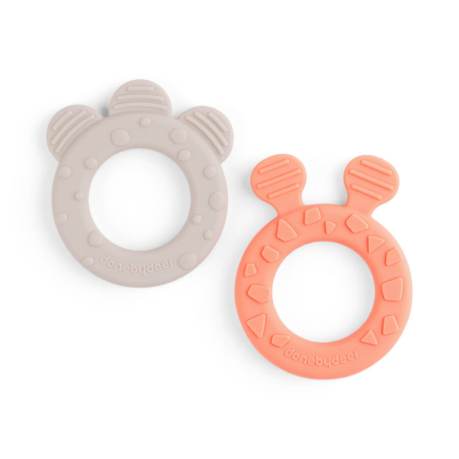 Teether 2-pack Deer friends