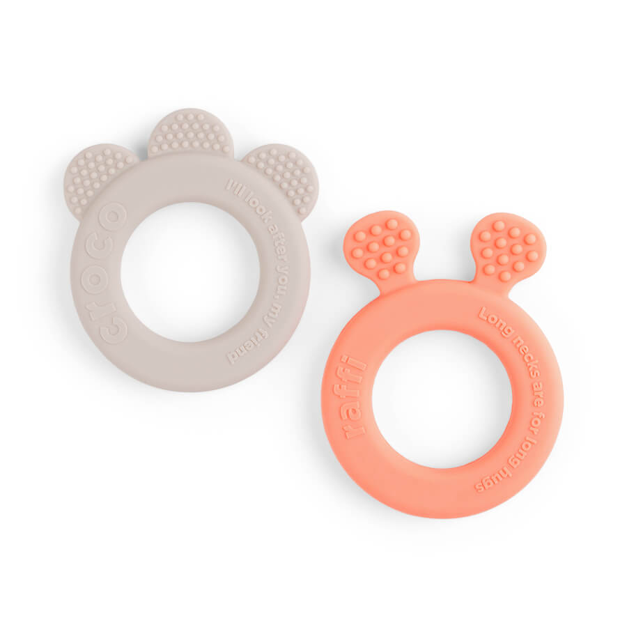 Teether 2-pack Deer friends