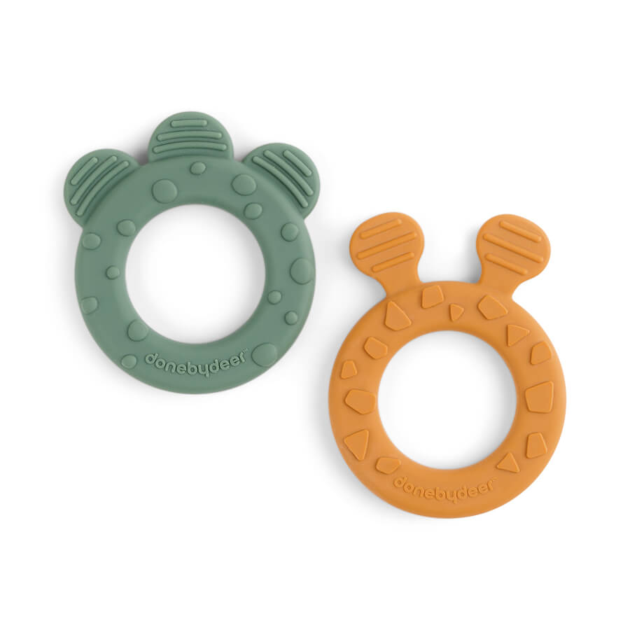 Teether 2-pack Deer friends