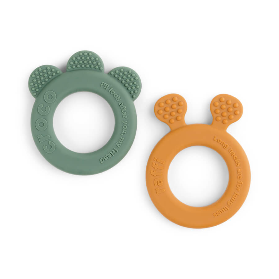 Teether 2-pack Deer friends