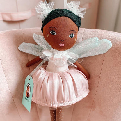 Philly Fairy Soft Doll - Handmade doll Linen (39cm)