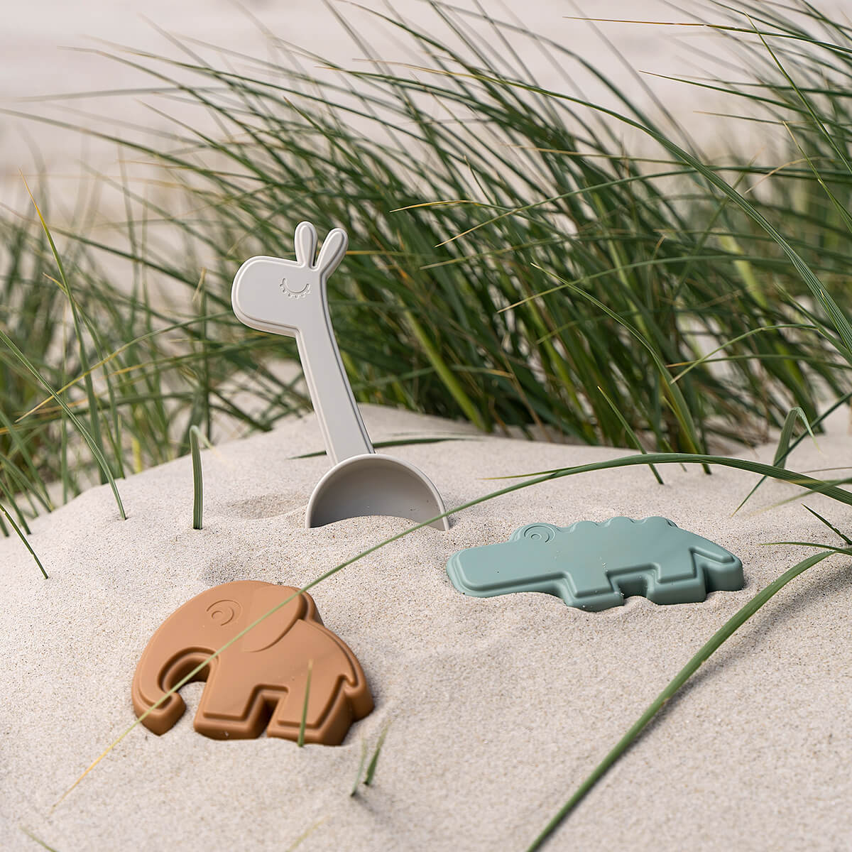 Sand play set 3 pcs Deer friends Powder