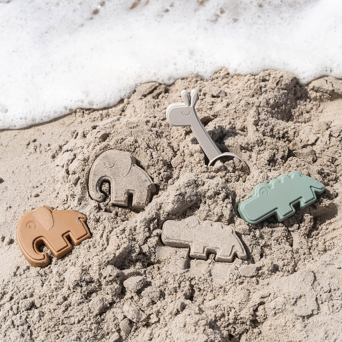 Sand play set 3 pcs Deer friends Powder